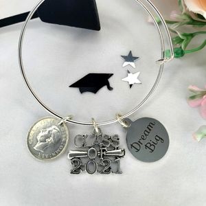 Unmatched particular Class of 2021 Great Britain coin dangle bracelet